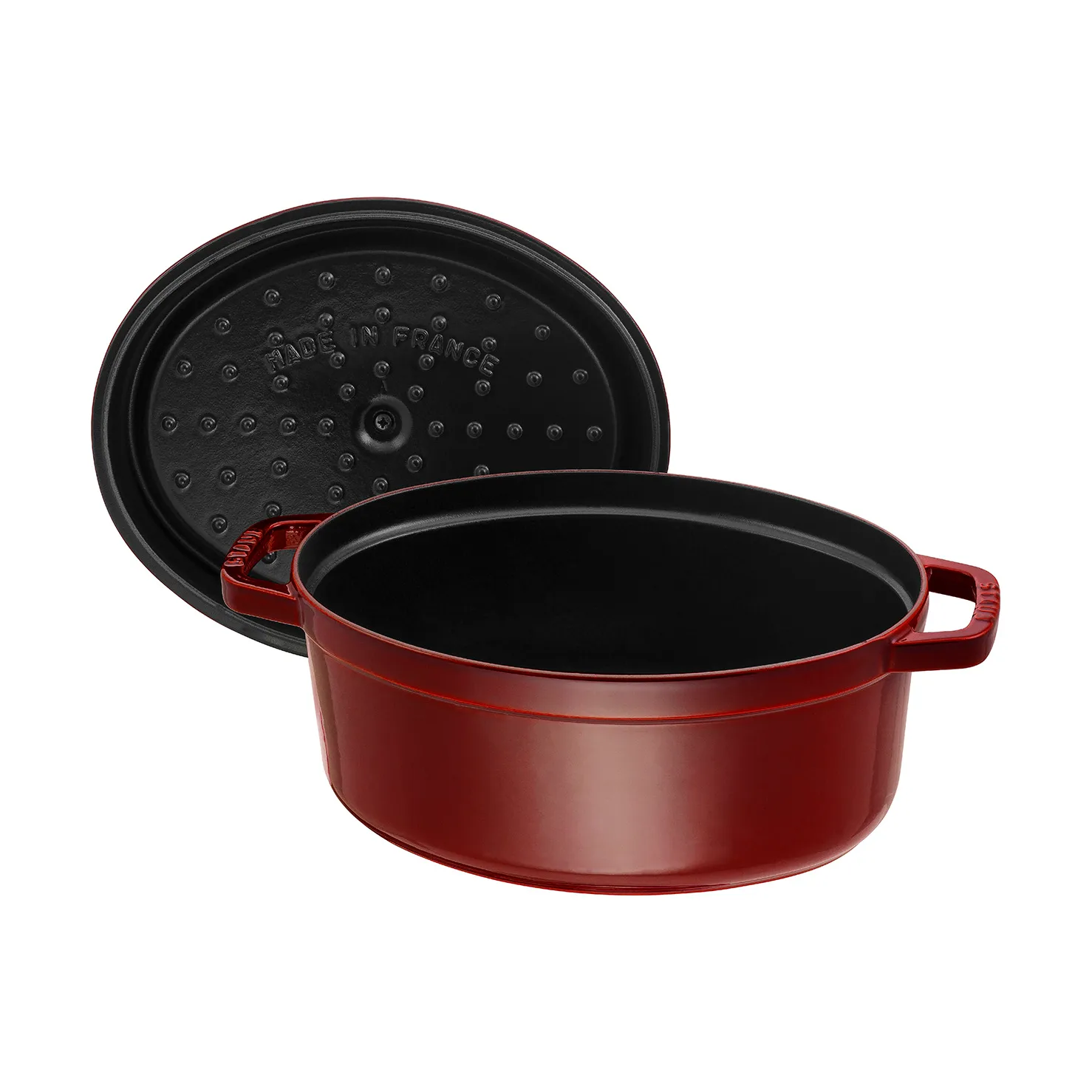 Staub La Cocotte oval cast iron pot 5.5 L, Grenadine red STAUB
