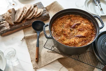 Staub La Cocotte round casserole cast iron 12.6 L - Black - STAUB
