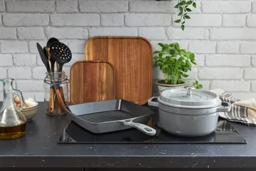Staub La Cocotte round casserole cast iron 1.7 L - Graphite gray - STAUB