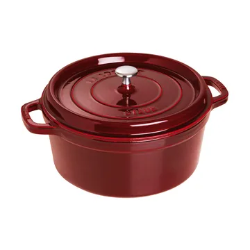 Staub La Cocotte round cast iron pot 6.7 L - Grenadine red - STAUB