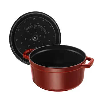 Staub La Cocotte round cast iron pot 6.7 L - Grenadine red - STAUB