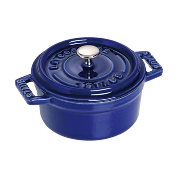Staub La Cocotte round pot cast iron 0.25 L - Dark blue - STAUB