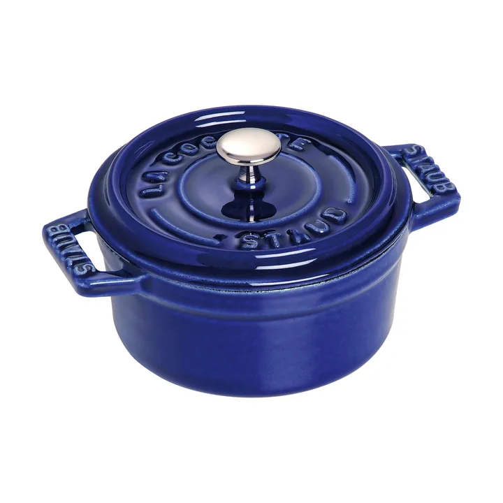 Staub La Cocotte round pot cast iron 0.25 L - Dark blue - STAUB