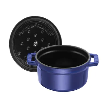 Staub La Cocotte round pot cast iron 0.25 L - Dark blue - STAUB