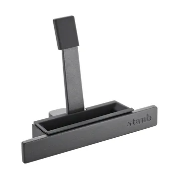 Staub lid holder cast iron-silicone - Black - STAUB