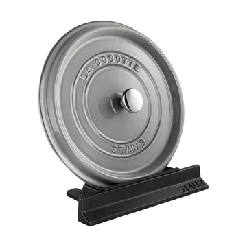Staub lid holder cast iron-silicone - Black - STAUB