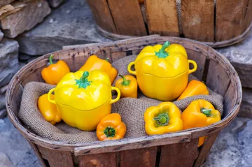 Staub mini cocotte paprika 0.47 L - Yellow - STAUB