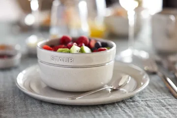 Staub New White Truffle plate - Ø20 cm - STAUB