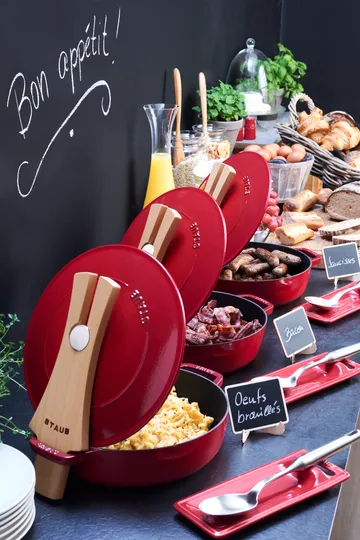 Staub pot holder in wood - 24 cm - STAUB