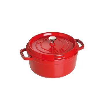Staub round casserole dish 3.8 l - red - STAUB