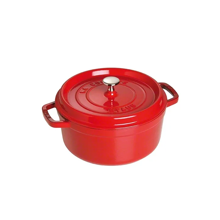 Staub round casserole dish 3.8 l - red - STAUB