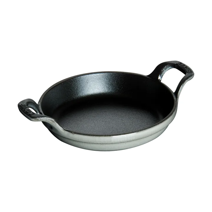 Staub round oven dish cast iron Ø20 cm - Graphite gray - STAUB