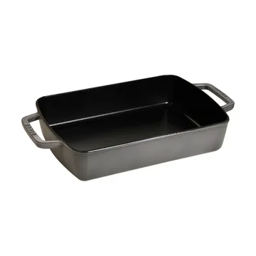 Staub Specialities baking dish 30x20 cm - Graphite gray - STAUB
