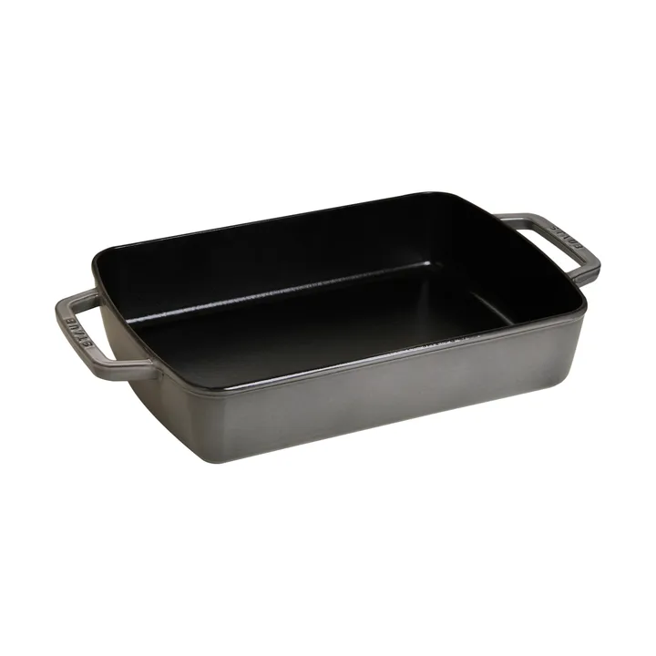 Staub Specialities baking dish 30x20 cm - Graphite gray - STAUB