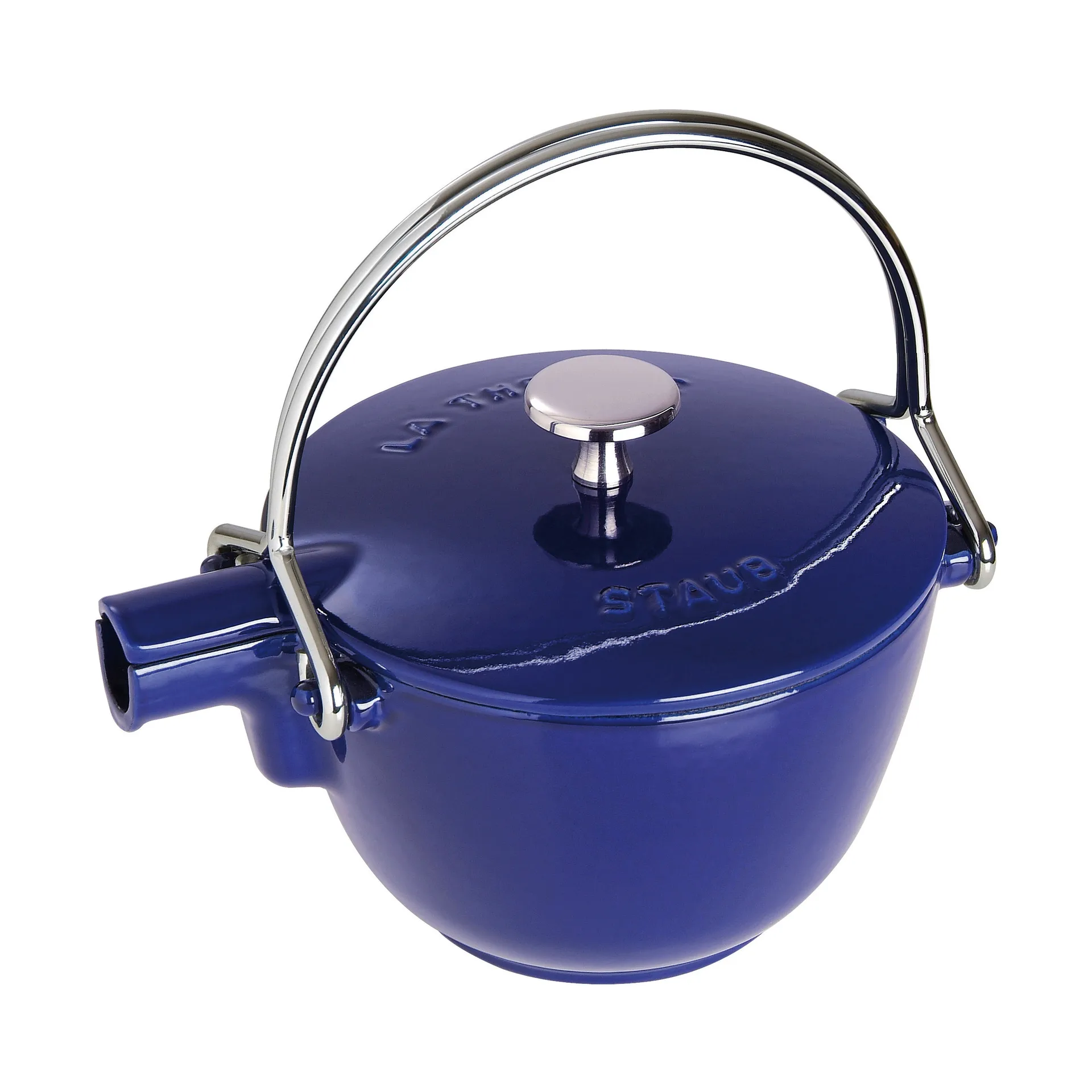 Staub teapot cast iron round 1.15 L, Dark blue STAUB