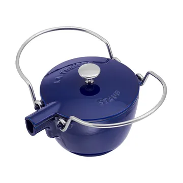 Staub teapot cast iron round 1.15 L - Dark blue - STAUB
