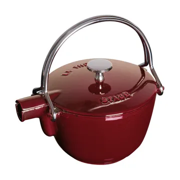 Staub teapot cast iron round 1.15 L - Grenadine red - STAUB