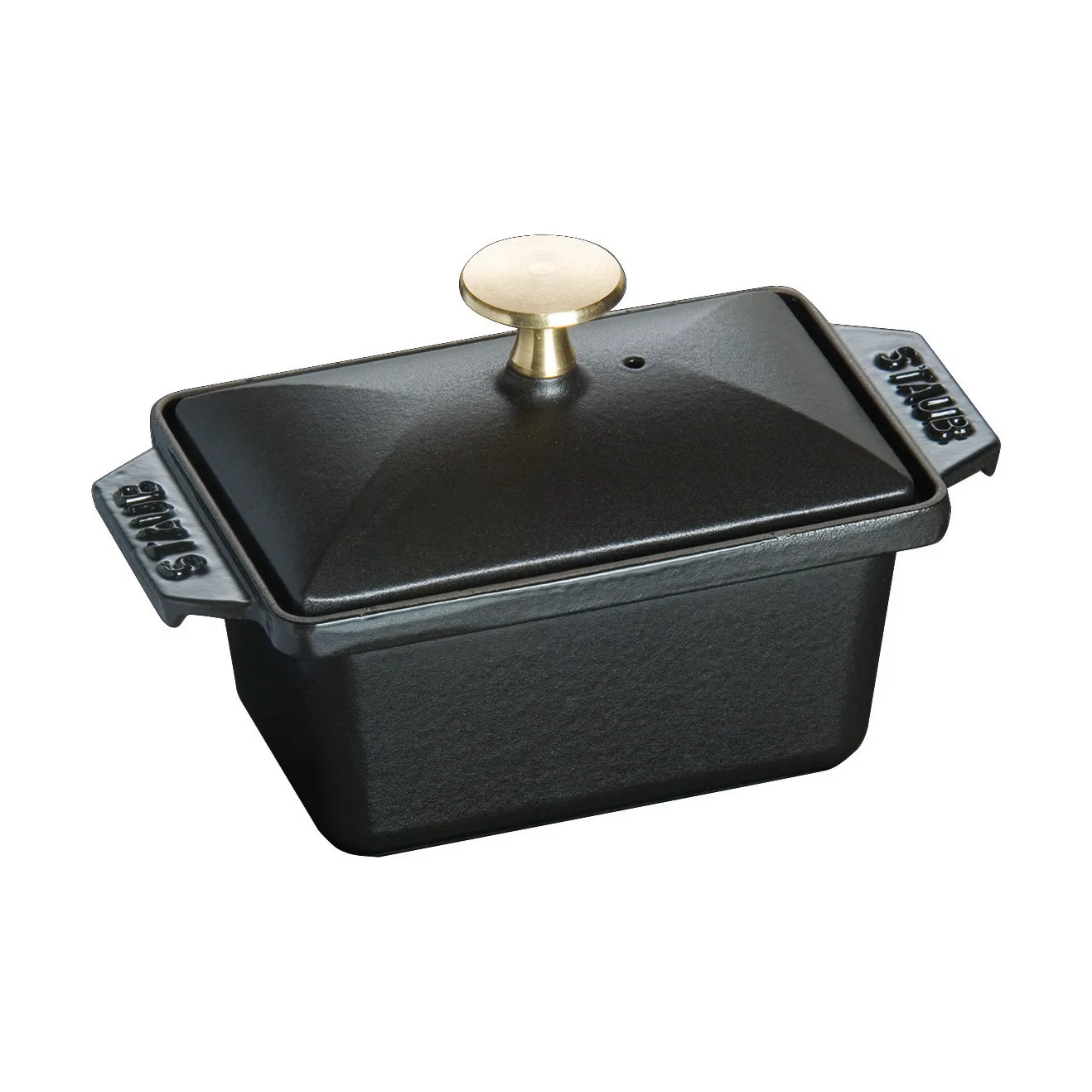 Staub Terrine casserole cast iron black, 15x11 cm STAUB