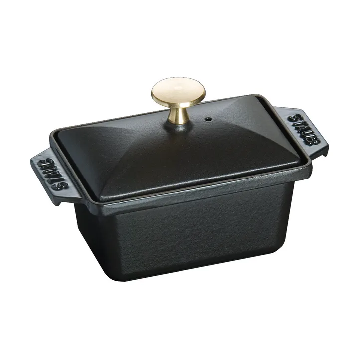 Staub Terrine casserole cast iron black - 15x11 cm - STAUB