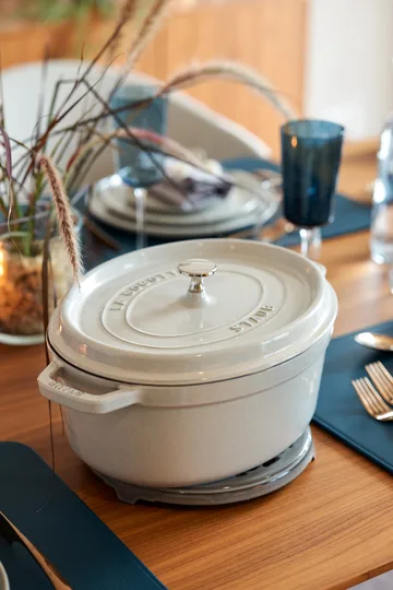 Staub White Truffle casserole oval - 5.5 l - STAUB
