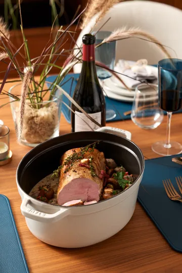 Staub White Truffle casserole oval - 8 l - STAUB