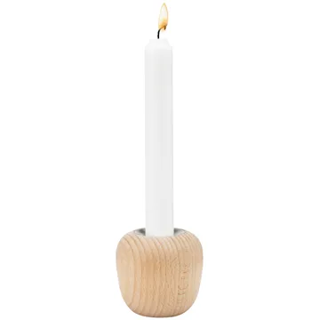 Ora candle sticks wood - small - Stelton