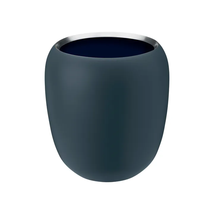 Ora vase 17 cm - Dusty blue-midnight blue - Stelton