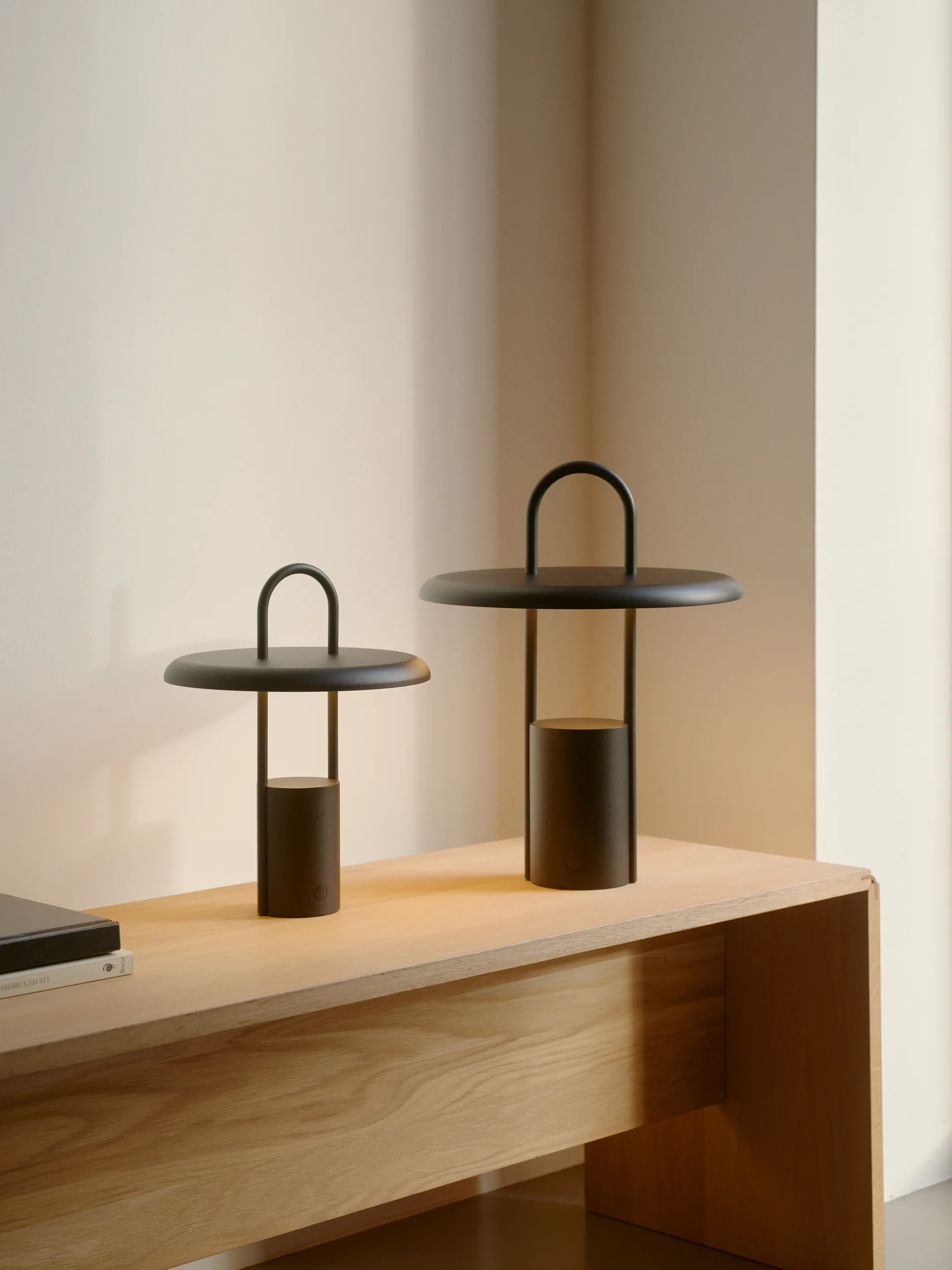 Pier LED-lamp portable 25 cm, Black Stelton