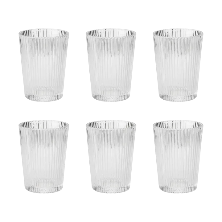 Pilastro drinking glass 15 cl 6-pack - Clear - Stelton