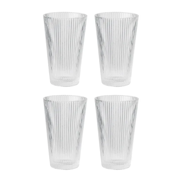 Pilastro drinking glass 35 cl 4-pack - Clear - Stelton