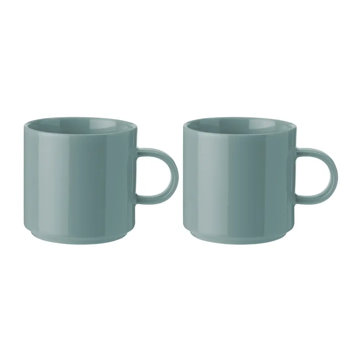 Stelton mug 20 cl 2-pack - Dusty green - Stelton