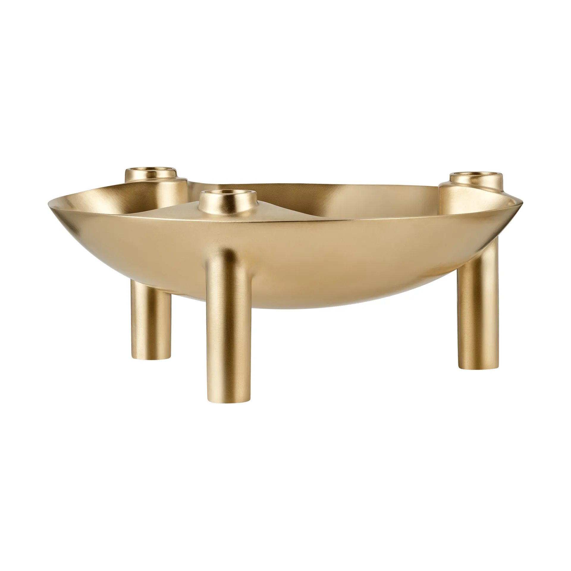 Nagel bowl, Brushed brass STOFF Nagel