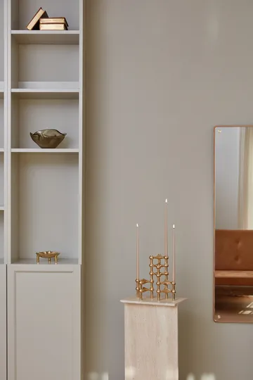 Nagel candle holder - brass - STOFF Nagel