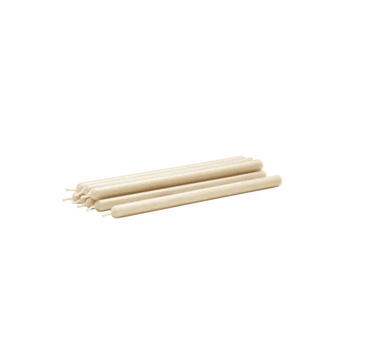 Nagel candles 8-pack - Cream - STOFF Nagel