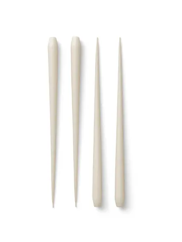 STOFF Nagel antique candles by ester & erik large 4-pack - Off-white - STOFF Nagel