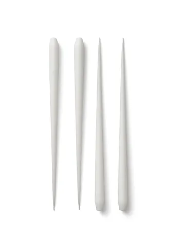 STOFF Nagel antique candles by ester & erik large 4-pack - White - STOFF Nagel