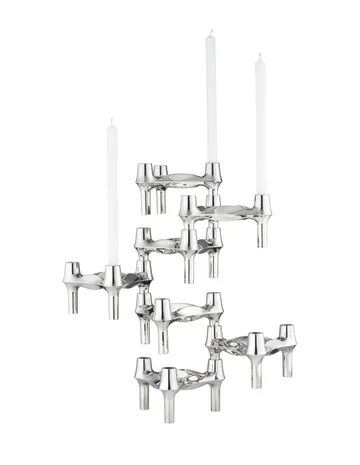 STOFF Nagel BMF candle holder - Chrome - STOFF Nagel