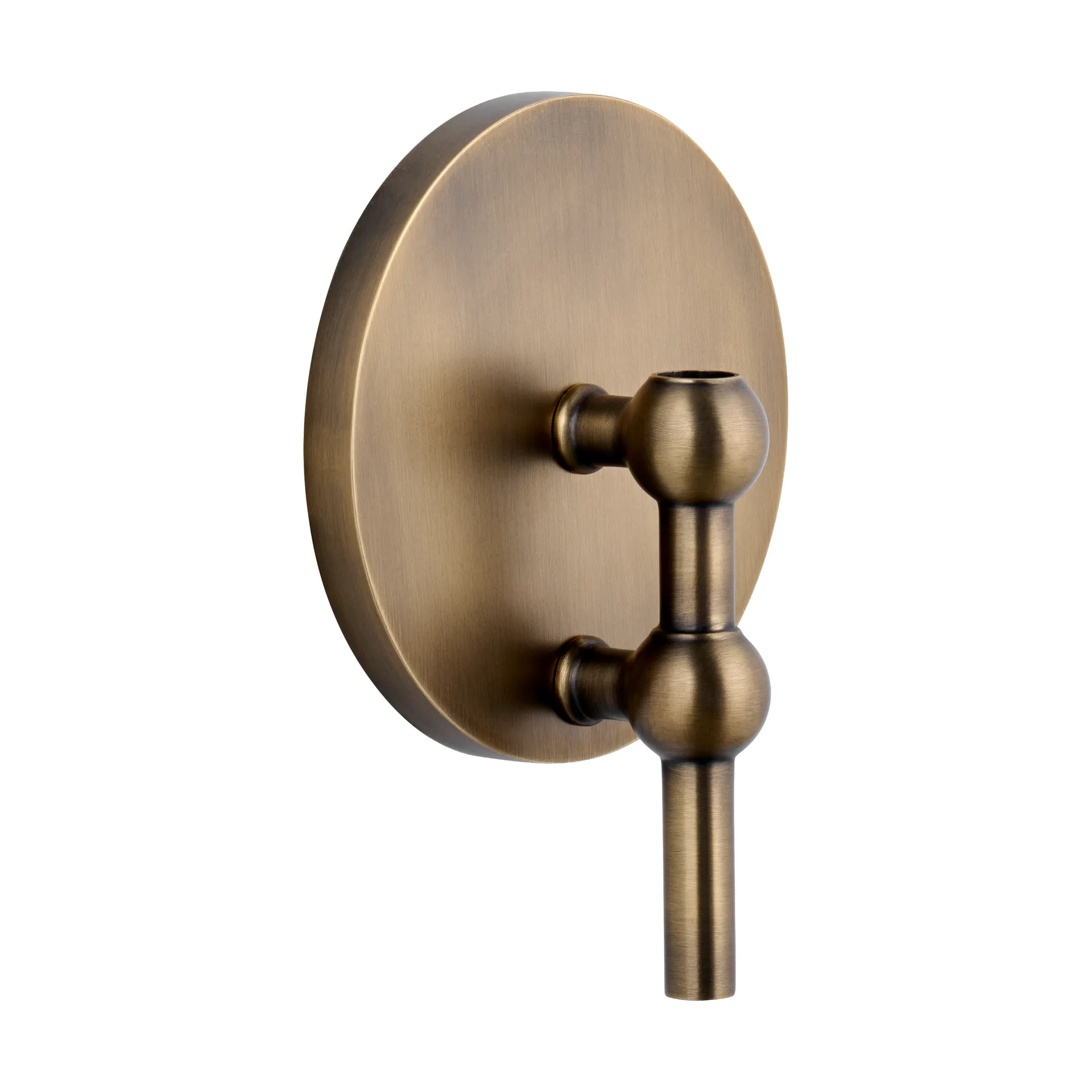 STOFF Nagel candle holder wall-mounted, Bronzed brass STOFF Nagel