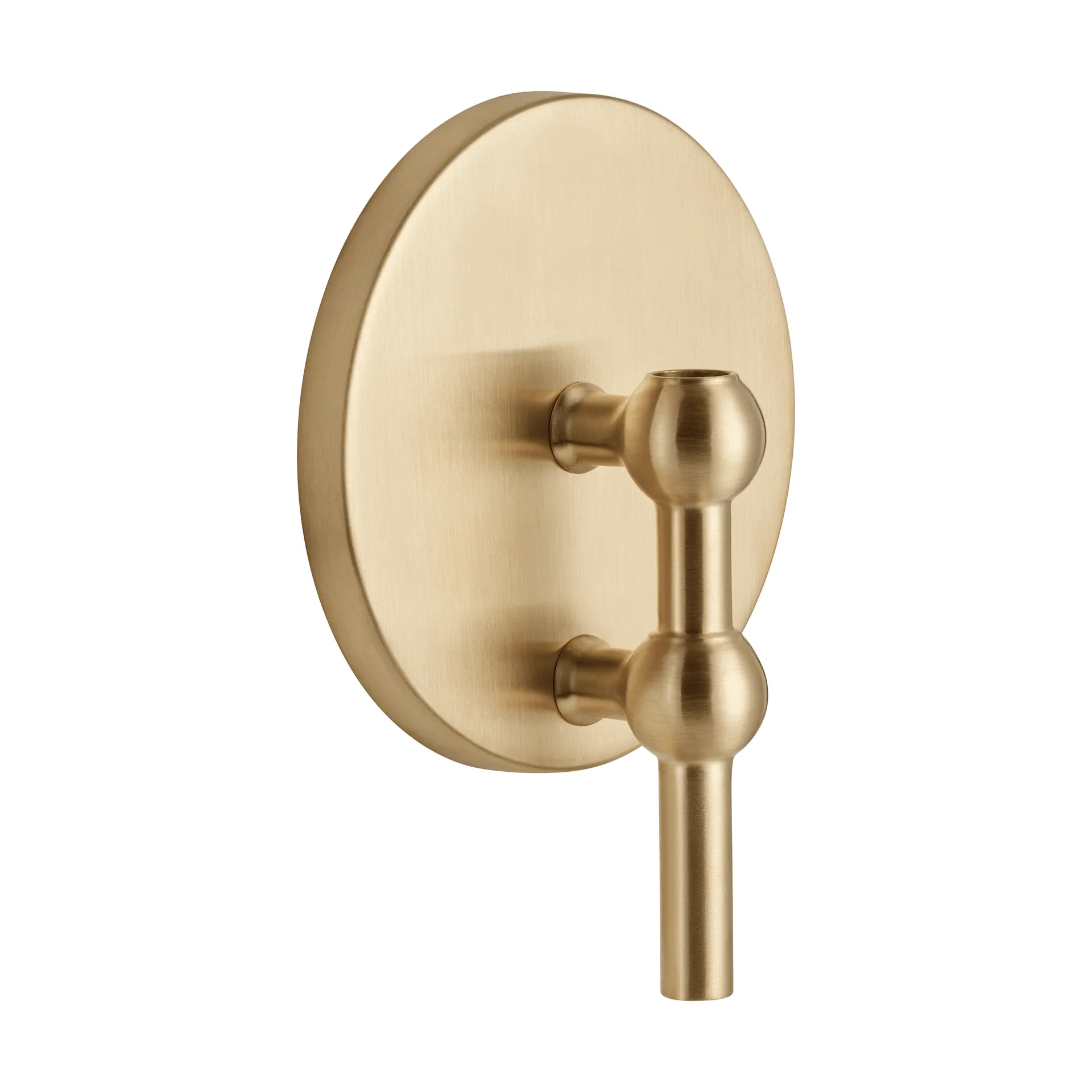 STOFF Nagel candle holder wall-mounted, Brushed brass STOFF Nagel