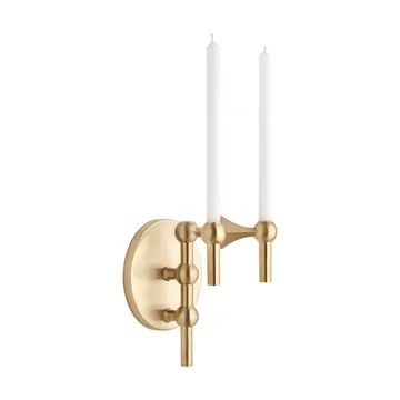 STOFF Nagel candle holder wall-mounted - Brushed brass - STOFF Nagel