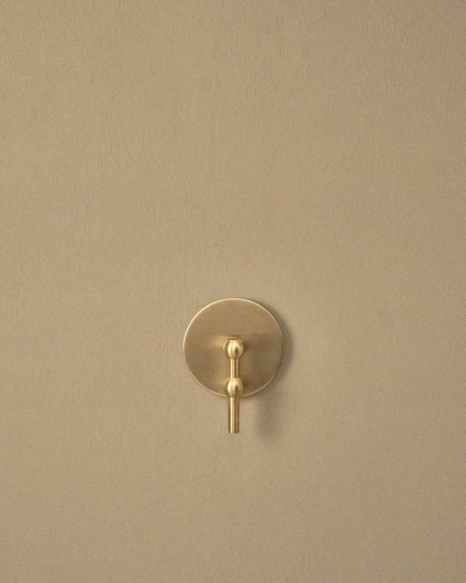 STOFF Nagel candle holder wall-mounted, Brushed brass STOFF Nagel