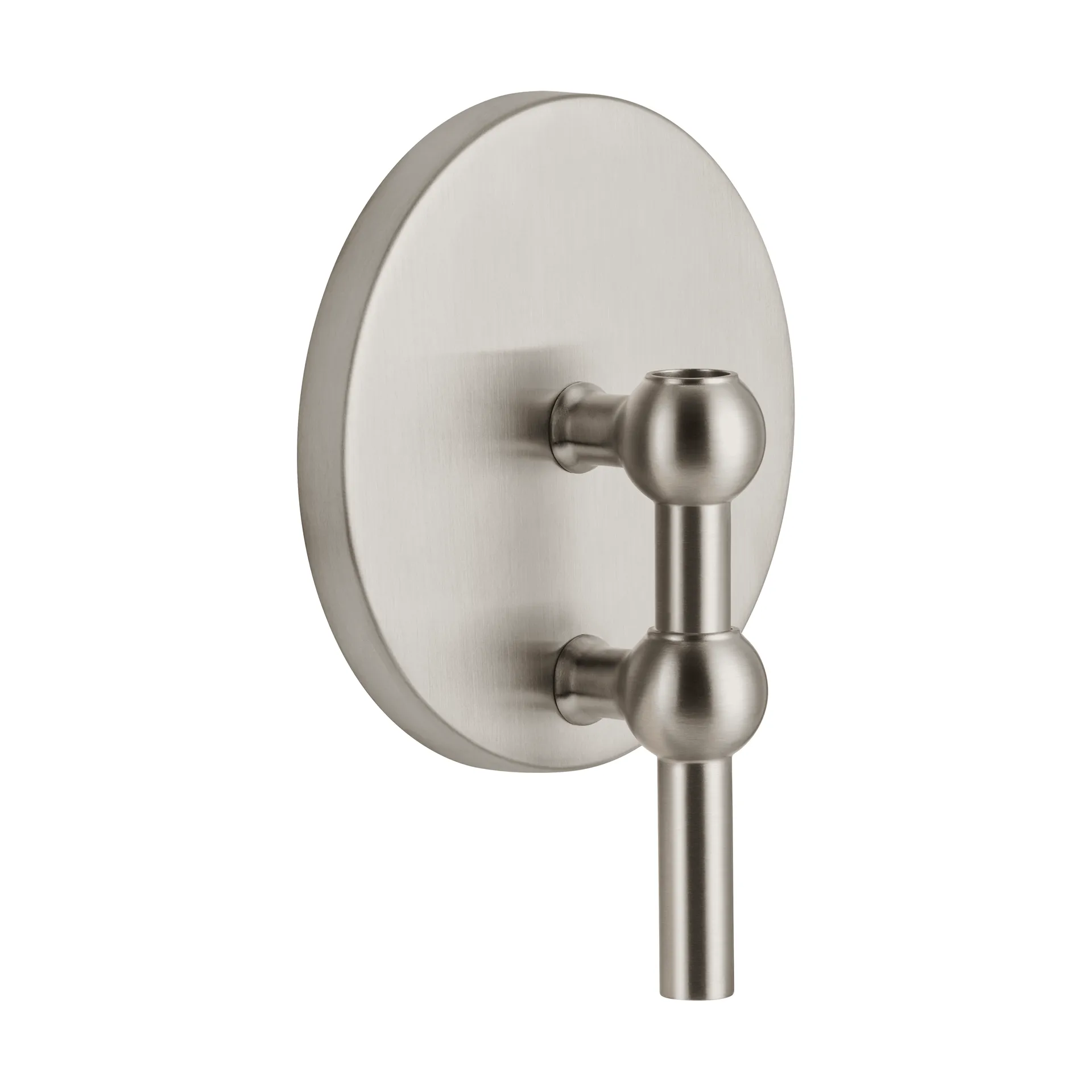 STOFF Nagel candle holder wall-mounted, Brushed chrome STOFF Nagel