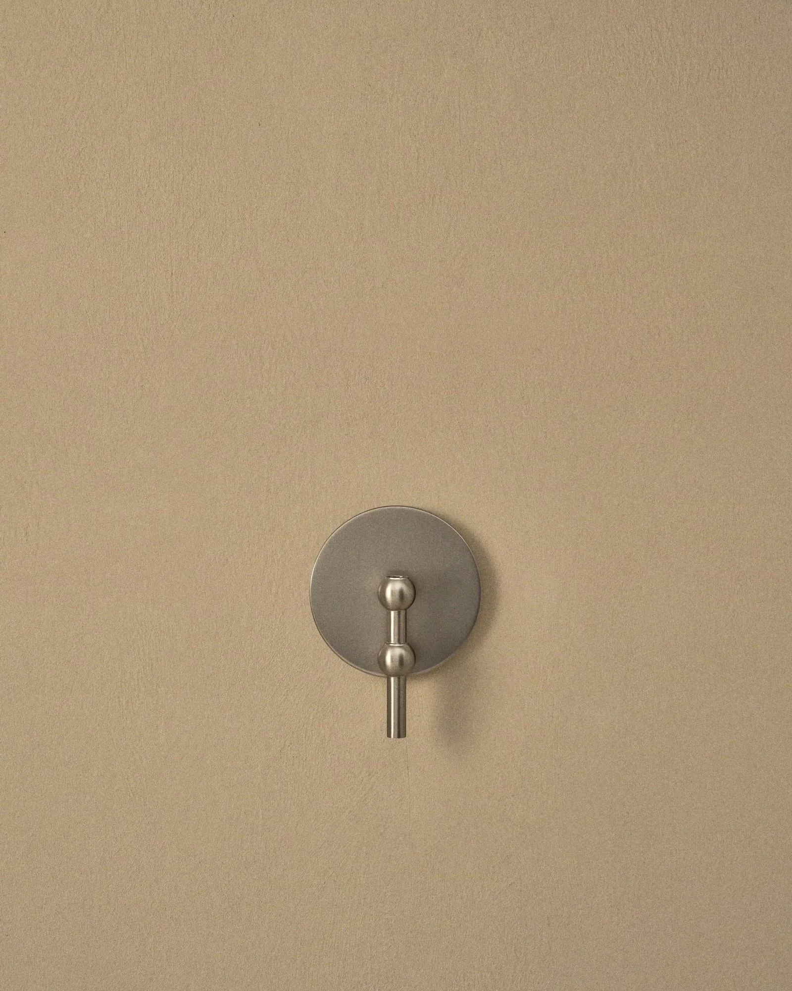 STOFF Nagel candle holder wall-mounted, Brushed chrome STOFF Nagel