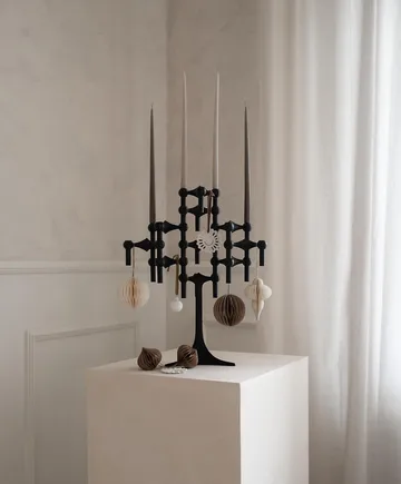 STOFF Nagel candle sticks 3-pack - black - STOFF Nagel