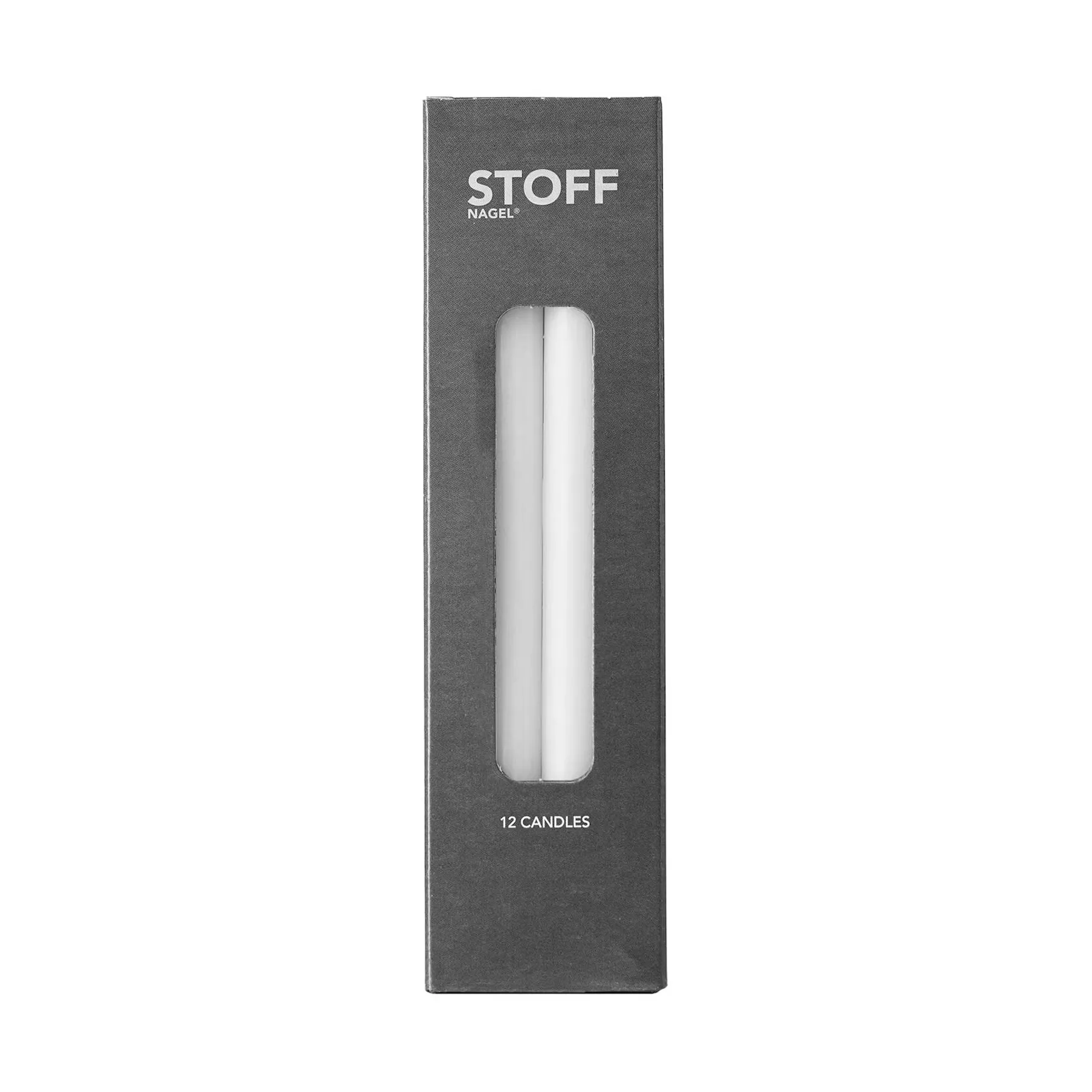 STOFF Nagel candlestick 3-pack + candles 12-pack,  STOFF Nagel
