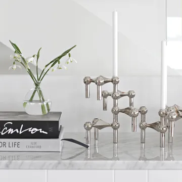 STOFF Nagel candlestick 6-pack - Chrome - STOFF Nagel
