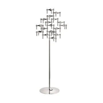 STOFF Nagel floor candle sticks 70 cm - Chrome - STOFF Nagel