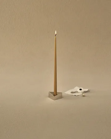 STOFF Nagel reflect candle holder small 2.7 cm - Chrome - STOFF Nagel