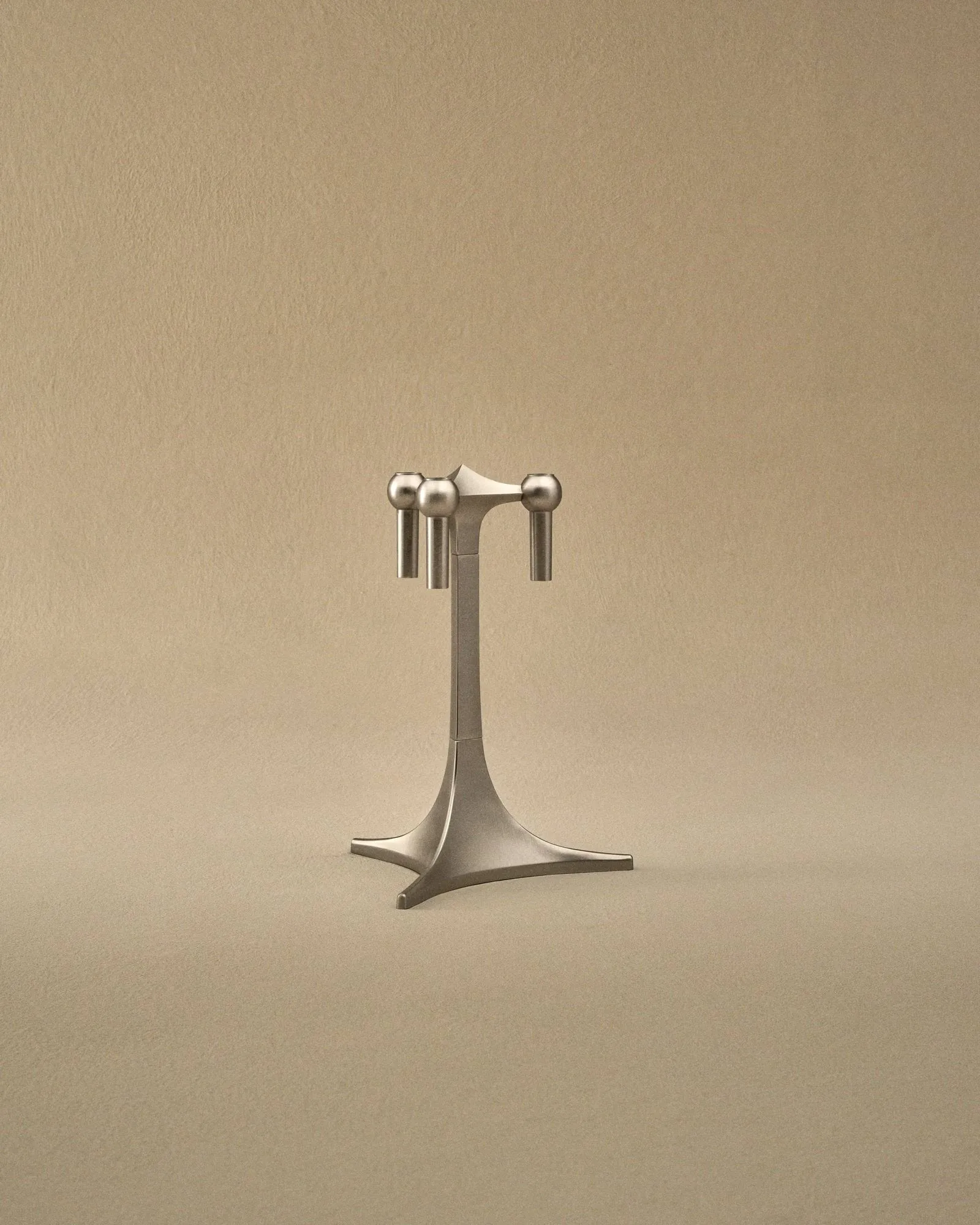 STOFF Nagel stand, Brushed chrome STOFF Nagel