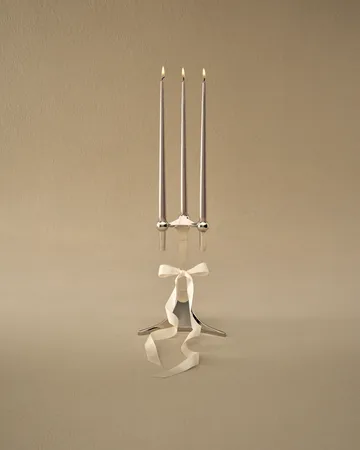 STOFF Nagel tapered candle by ester & erik 6-pack - Champagne - STOFF Nagel